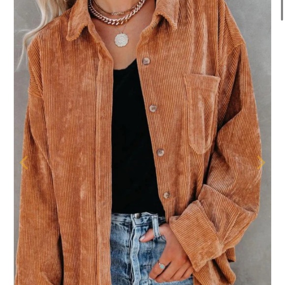 Vici Corduroy shacket - Picture 2 of 3